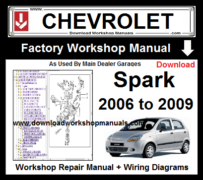 Chevrolet Spark Workshop Service Repair Manual Download